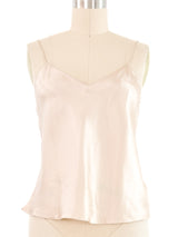 Champagne Silk Satin Cami Top arcadeshops.com