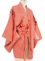 Red Shibori Haori Kimono Jacket arcadeshops.com