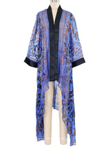 Zandra Rhodes Painted Silk Robe