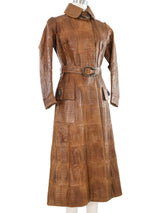 1970s Gucci Dionysus Lizard Leather Trench