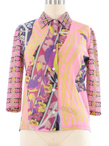 Christian Lacroix Bazar Glitter Blouse Top arcadeshops.com