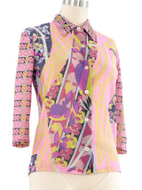 Christian Lacroix Bazar Glitter Blouse Top arcadeshops.com