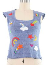 Terrific Patched Tank Top