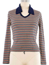 1970s Striped Long Sleeve Tee