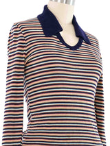 1970s Striped Long Sleeve Tee