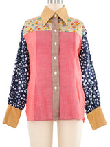 Peter Max Wrangler Multi Panel Shirt Top arcadeshops.com