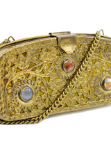 Mid Century Brass Box Bag