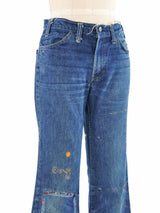 Ron Herman Reworked Embroidered Levis Flare Leg Pants Bottom arcadeshops.com