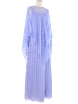 Richilene Lavender Silk Dress Ensemble