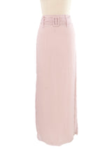 Prada Blush Silk Skirt