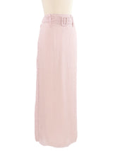 Prada Blush Silk Skirt