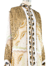 1980s Deco Inspired Sequin Jacket Jacket arcadeshops.com