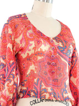 Christian Dior Paisley Top Top arcadeshops.com