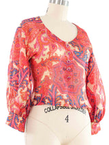 Christian Dior Paisley Top Top arcadeshops.com