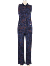 Issey Miyake Dye Print Pant Ensemble