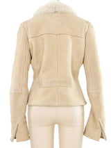 Loewe Shearling Cropped Jacket