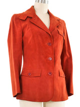 Loewe Rust Suede Jacket