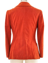 Loewe Rust Suede Jacket