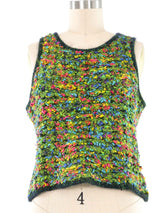 1997 Chanel Tweed Sleeveless Top