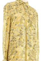 Chloe Snakeskin Printed Top