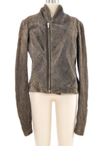 Rick Owens Suede Zip Jacket