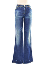 Roberto Cavalli Nameplate Denim Bottom arcadeshops.com