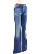 Roberto Cavalli Nameplate Denim Bottom arcadeshops.com