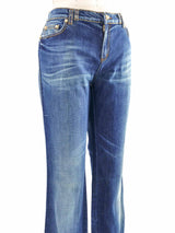 Roberto Cavalli Nameplate Denim Bottom arcadeshops.com