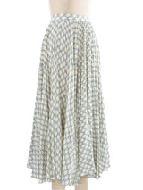 Celine Logo Pleated Skirt Bottom arcadeshops.com