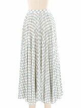 Celine Logo Pleated Skirt Bottom arcadeshops.com