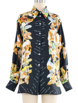 Hermes L'Intrus Silk Top