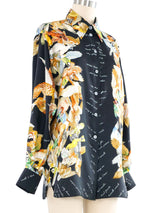 Hermes L'Intrus Silk Top