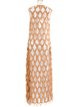 2022 Maison Margiela Deconstructed Chiffon Net Dress Bottom arcadeshops.com