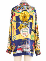 Hermes New Orleans Creole Jazz Silk Top Top arcadeshops.com