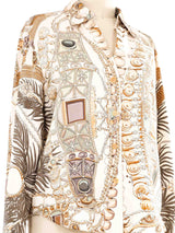 Hermes Terres Precieuses Silk Top Top arcadeshops.com