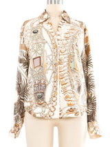 Hermes Terres Precieuses Silk Top Top arcadeshops.com