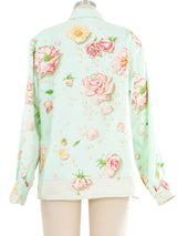 Hermes La Rosee Silk Top Top arcadeshops.com