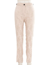 2000s Ann Demeulemeester Blush Floral Trousers