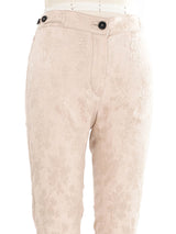 2000s Ann Demeulemeester Blush Floral Trousers