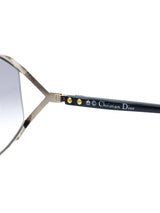 Christian Dior Enameled Wire Frame Sunglasses