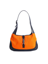 Gucci Orange Nylon Jackie Bag