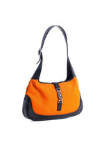 Gucci Orange Nylon Jackie Bag
