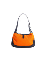 Gucci Orange Nylon Jackie Bag