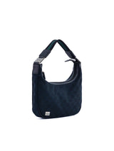 Gucci Black Monogram Canvas Shoulder Bag