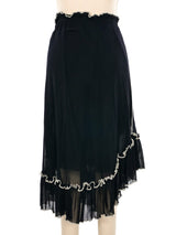 Jean Paul Gaultier Mesh Ruffle Skirt Bottom arcadeshops.com