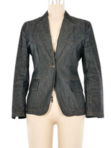 2000 Gucci Dark Denim Jacket Jacket arcadeshops.com