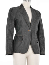 2000 Gucci Dark Denim Jacket Jacket arcadeshops.com