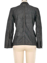 2000 Gucci Dark Denim Jacket Jacket arcadeshops.com