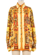 Hermes Astres et Soleils Silk Top Top arcadeshops.com