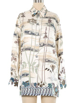 Hermes Les Bolides Silk Top